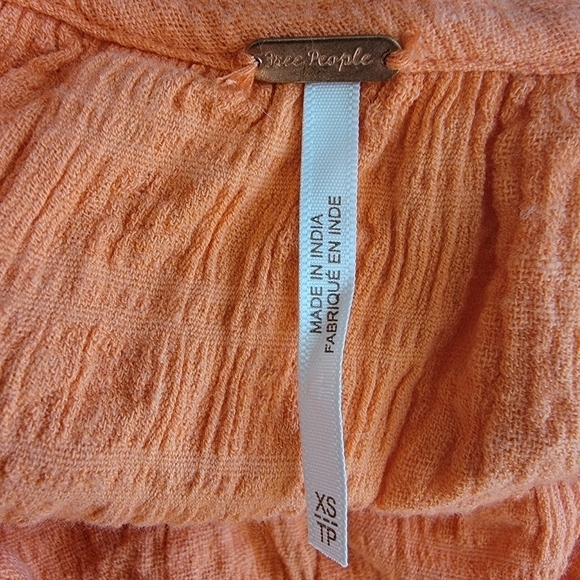 Free People Orange Mini Dress - Picture 4 of 4